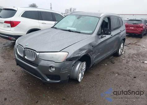 2015 BMW X3 xDrive28I из США, поврежденный, VIN 5UXWX9C57F0D47823